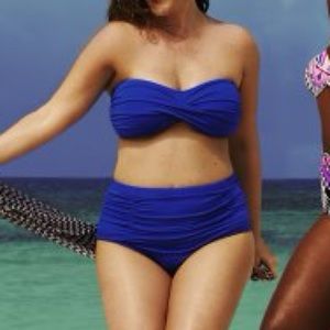 Swimsuits For All Luminary Sapphire Bikini Sz 20 NWT